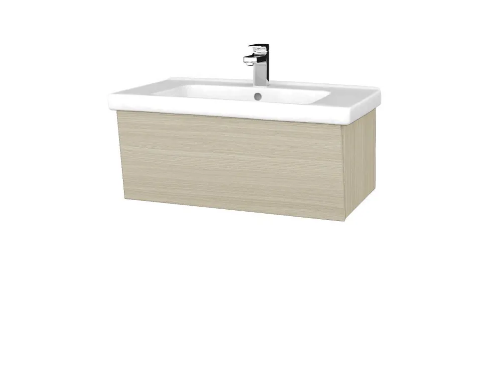Koupelnová skříňka INVENCE SZZ 80 (umyvadlo Harmonia) - D04 Dub / D04 Dub Nejlepší Cena