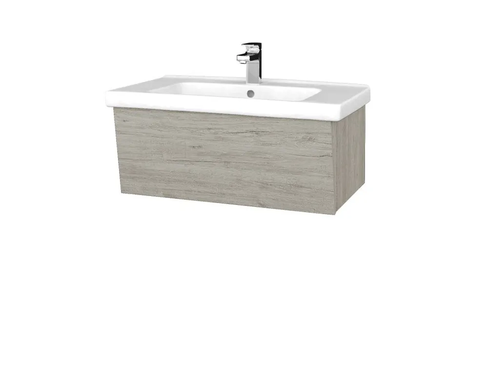 Tovární Cena Koupelnová skříňka INVENCE SZZ 80 (umyvadlo Harmonia) - D05 Oregon / D05 Oregon