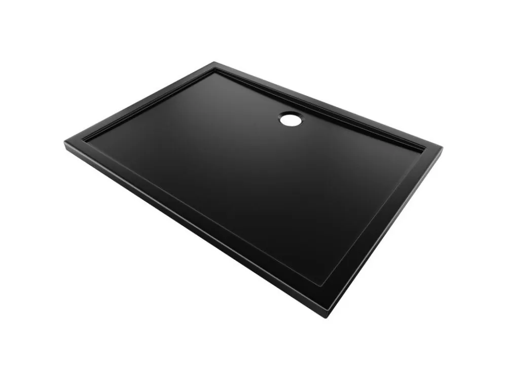 Akční Cena MEXEN - Flow sprchová vanička obdélníková slim 75 x 95, černá mat 46R707595 - koupelny-sanita.cz