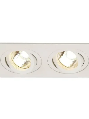 Značkový UKONČENA VÝROBA NEW TRIA II GU10 bílá 230V GU10 2x50W - BIG WHITE (SLV)