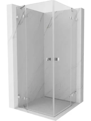 Dokud Zásoby Vydrží MEXEN/S - Lunar Duo sprchový kout dveře křídlové 70 x 70, transparent, chrom 834-070L-070P-01-00
