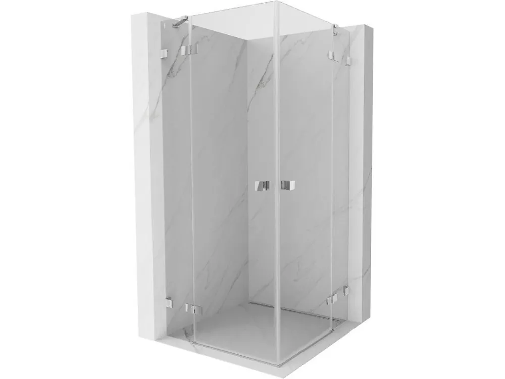 Dokud Zásoby Vydrží MEXEN/S - Lunar Duo sprchový kout dveře křídlové 70 x 70, transparent, chrom 834-070L-070P-01-00