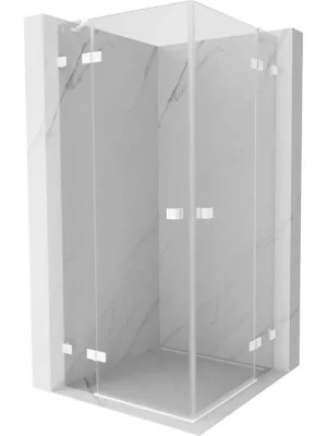 Novinka MEXEN/S - Lunar Duo sprchový kout dveře křídlové 70 x 70, transparent, bílá 834-070L-070P-20-00