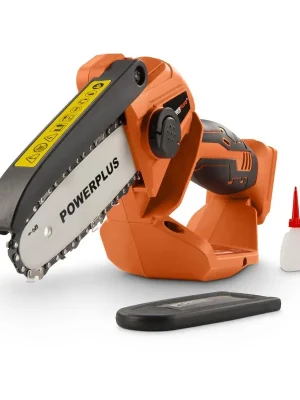 Značkový POWERPLUS POWDPG7572 AKU jednoruční řetězová pila 20V LI-ION 100mm (bez baterie)