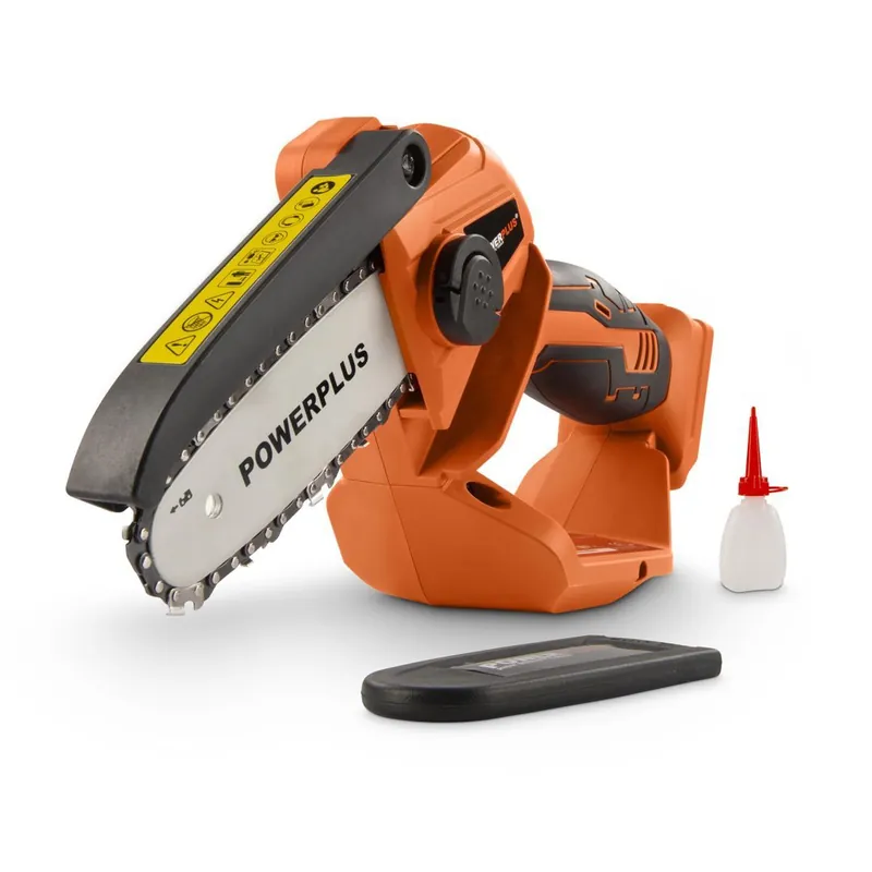 Značkový POWERPLUS POWDPG7572 AKU jednoruční řetězová pila 20V LI-ION 100mm (bez baterie)