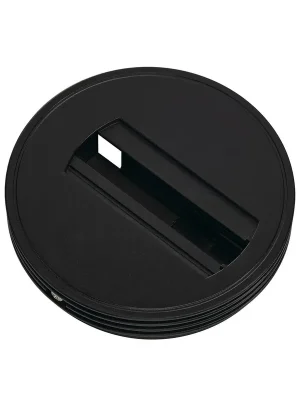 Adapter základna pro jednookr. lištu černá 230V - BIG WHITE (SLV) Víkendová Akce