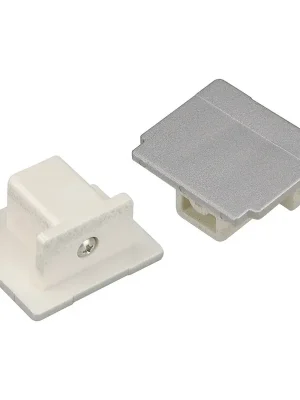 Akce Koncovka EUTRAC pro tříokr. lištu stříbrnošedá - v balení 1ks - BIG WHITE (SLV)