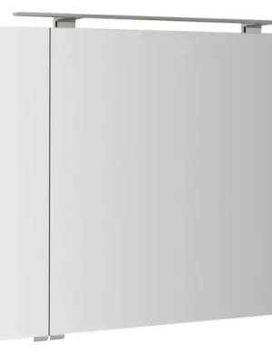 Značkový SAPHO MIRRÓ galerka s LED osvětlením, 3x dvířka, 120x70x16cm, dub stříbrný