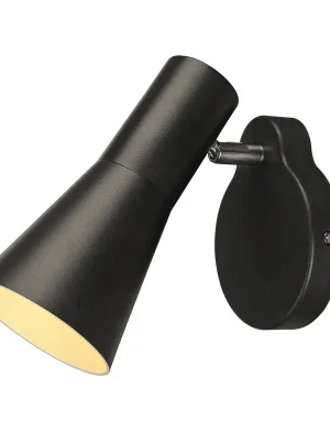 PHELIA, nástěnné svítidlo, černé, GU10, s vypínačem - BIG WHITE (SLV) Cenový Hit