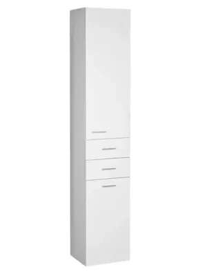 Akce AQUALINE ZOJA/KERAMIA FRESH skříňka vysoká s košem 35x184x29cm, bílá