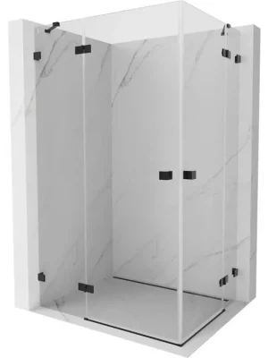 Akční Cena MEXEN/S - Lunar Duo sprchový kout dveře křídlové 105 x 95, transparent, černá 834-105L-095P-70-00