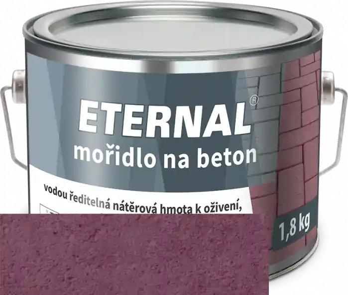 Levný AUSTIS ETERNAL mořidlo na beton 1,8 kg červená