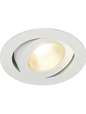 Akce CONTONE Downlight, výkyvná, kruhová, bílá, 13 W LED, teplá bílá - BIG WHITE (SLV)