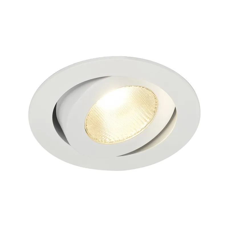 Akce CONTONE Downlight, výkyvná, kruhová, bílá, 13 W LED, teplá bílá - BIG WHITE (SLV)