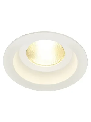 Akce UKONČENA VÝROBA CONTONE Downlight, kruhová, bílá, 13 W LED, teplá bílá, IP44 - BIG WHITE (SLV)