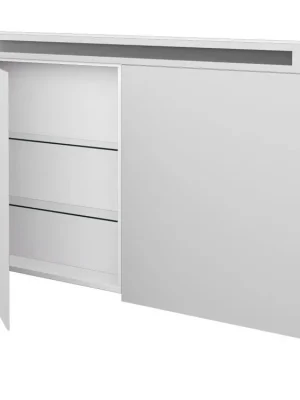 Akční Cena Dvoudveřová galerka MAX GA2O 120 - N01 Bílá lesk