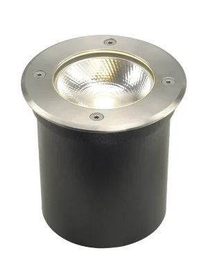 Akce ROCCI LED kruhová  česaná ocel  COB LED 6W 120° IP67 3000K - BIG WHITE (SLV)