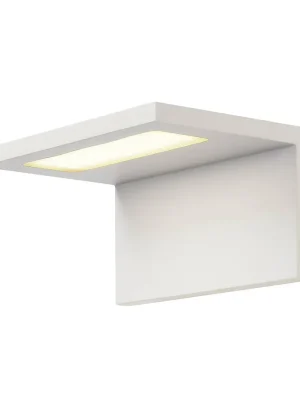 Akční Cena ANGOLUX nástěnná bílá 230V/80mA LED 6W 120° IP44 3000K - BIG WHITE (SLV)