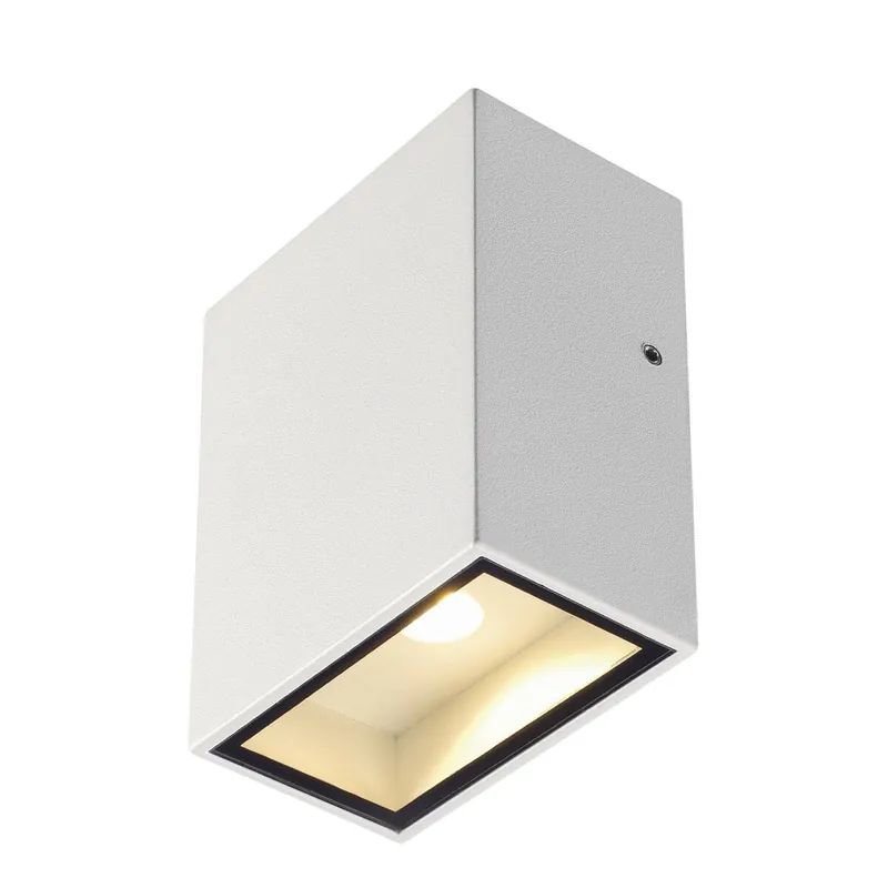 Značkový Nástěnné svítidlo QUAD XL, hranaté, bílé, LED, 1x3,2 W, 3000K - BIG WHITE (SLV)