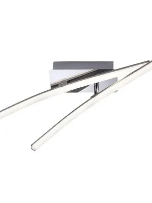 Značkový SIMON LED stropní svítidlo, ocel, moderní design 3000K - LEUCHTEN DIREKT / JUST LIGHT