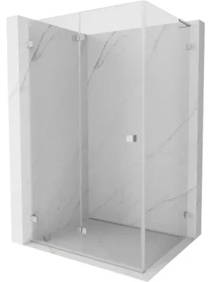 Značkový MEXEN/S - Lunar-F L sprchový kout skládací dveře levá 90 x 70, transparent, chrom 836L-090-070-01-00-L