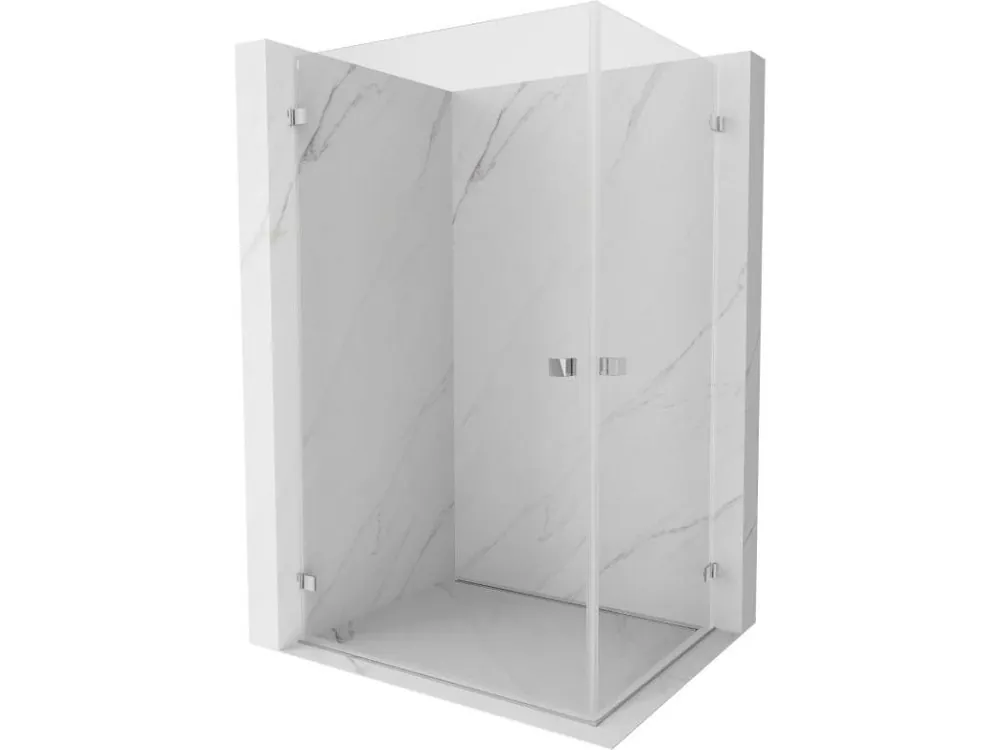 Akce MEXEN/S - Lunar-B Duo sprchový kout dveře křídlové 90 x 75, transparent, chrom 832-090L-075P-01-00