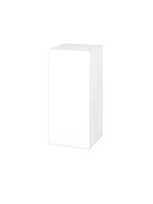 Značkový Horní skříňka SYD 35 - N01 Bílá lesk / Bez úchytky T31 / L01 Bílá vysoký lesk / Levé