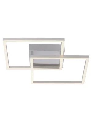 Akce IVEN LED stropní svítidlo, barva ocel, hranaté, moderní energeticky úsporné 3000K - LEUCHTEN DIREKT / JUST LIGHT
