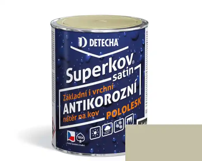 Detecha SUPERKOV SATIN 0,8kg šedý (oblázkový) RAL 7032 Odeslání Ihned