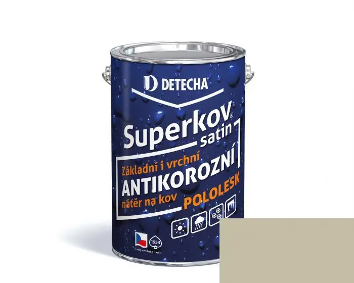 Detecha SUPERKOV SATIN 20kg šedý (oblázkový) RAL 7032 Nejlepší Volba