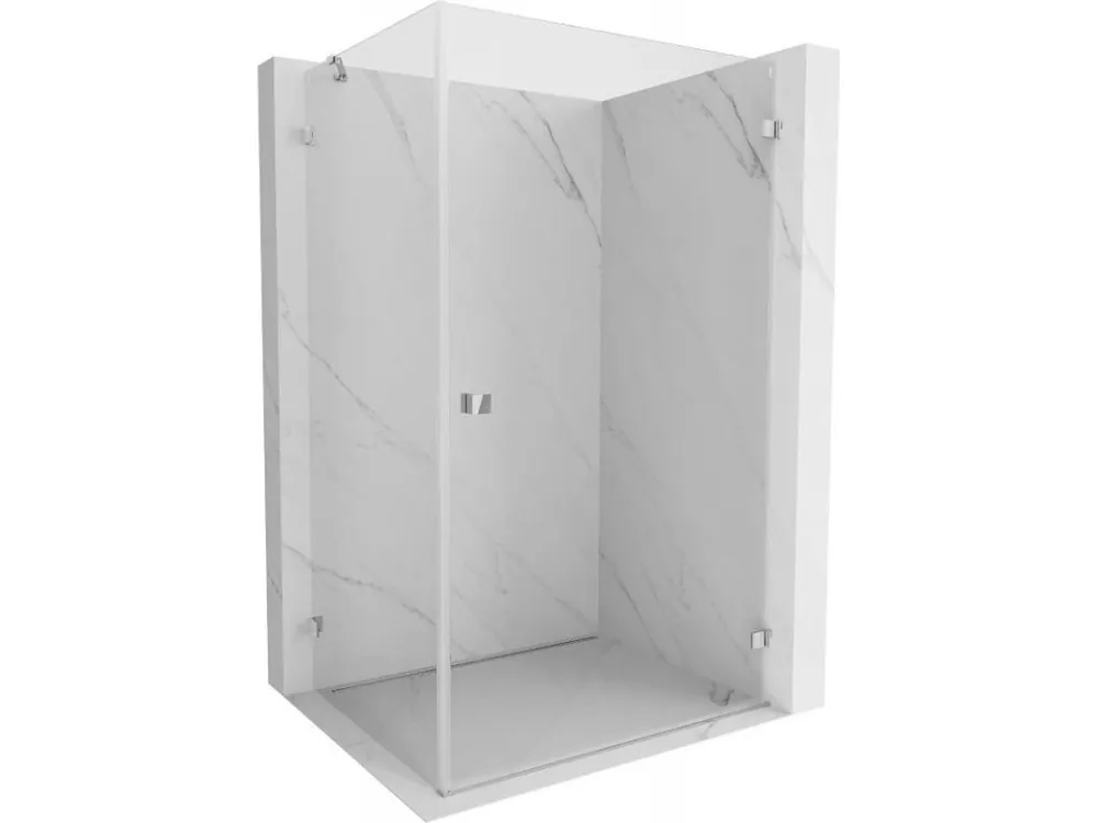 Akční Cena MEXEN/S - Lunar-B L sprchový kout dveře křídlové pravá 85 x 70, transparent, chrom 832L-085-070-01-00-P