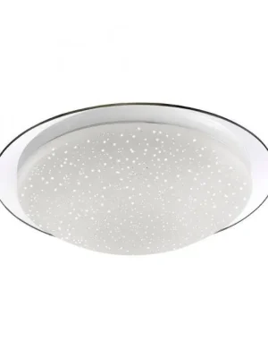 Značkový SKYLER LED stropní svítidlo, sklo, chrom, kruhové, 38cm 2700-5000K - LEUCHTEN DIREKT / JUST LIGHT