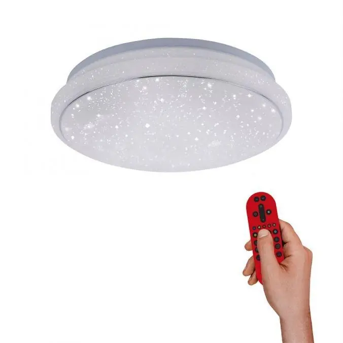 Akce JUPI LED stropní svítidlo Smart Home s RGB změnou barev a nastavitelnou teplotou barvy světla MEDION RGB+2700-5000K - LEUCHTEN DIREKT / JUST LIGHT