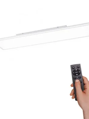 Zlevněný EDGING LED stropní svítidlo hranaté v bílé s nastavitelnou teplotou barvy 2700-5000K a funkcí stmívání - LEUCHTEN DIREKT / JUST LIGHT