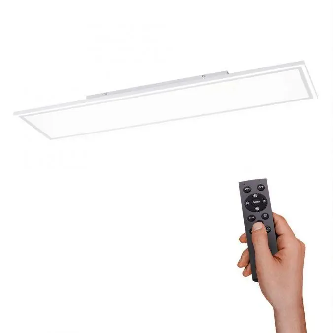 Zlevněný EDGING LED stropní svítidlo hranaté v bílé s nastavitelnou teplotou barvy 2700-5000K a funkcí stmívání - LEUCHTEN DIREKT / JUST LIGHT