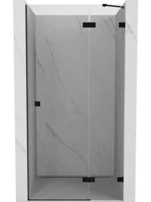 Akce MEXEN/S - Lunar sprchové dveře křídlové pravé 115, transparent, černá 834-115-000-70-00-P