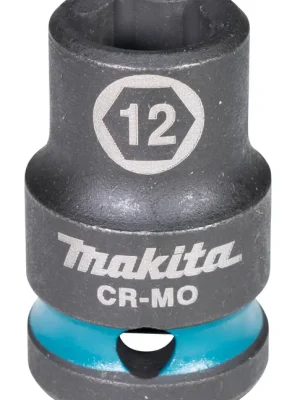 Značkový Makita E-16081 nástrčný klíč čtyřhran 1/2'' Impact Black 12mm
