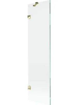 MEXEN/S - Lunar vanová zástěna FIX 50 x 150, transparent, zlatá 897-050-000-50-00 Autentický