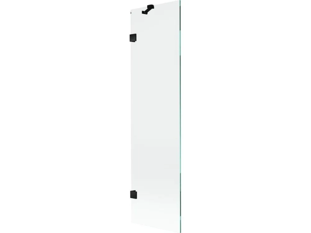 Rychlé Dodání MEXEN/S - Lunar vanová zástěna FIX 50 x 150, transparent, černá 897-050-000-70-00