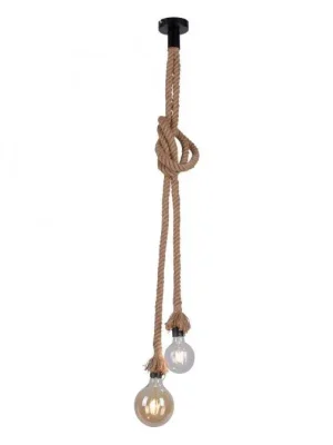 ROPE Závěsné svítidlo ROPE E27 60W - LEUCHTEN DIREKT / JUST LIGHT Autentický