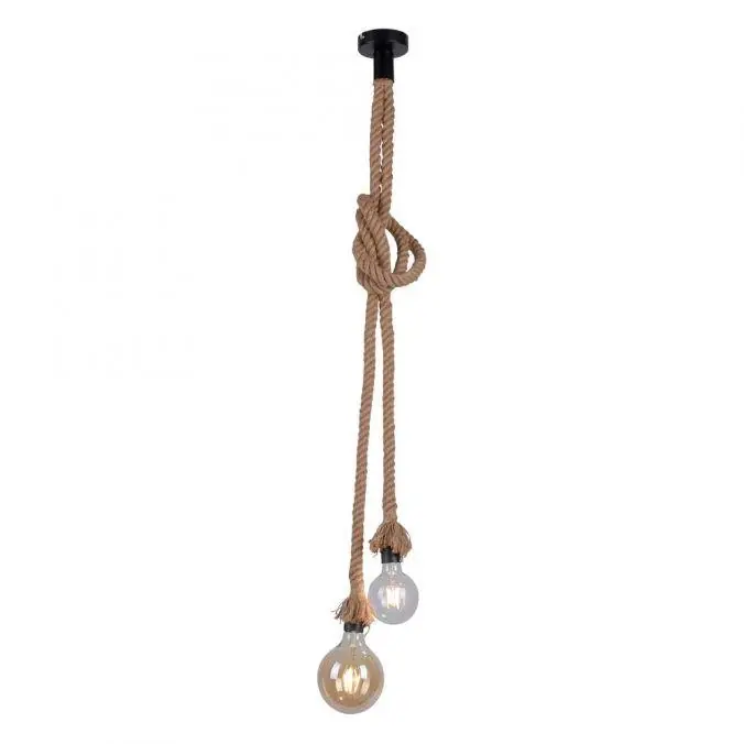 ROPE Závěsné svítidlo ROPE E27 60W - LEUCHTEN DIREKT / JUST LIGHT Autentický