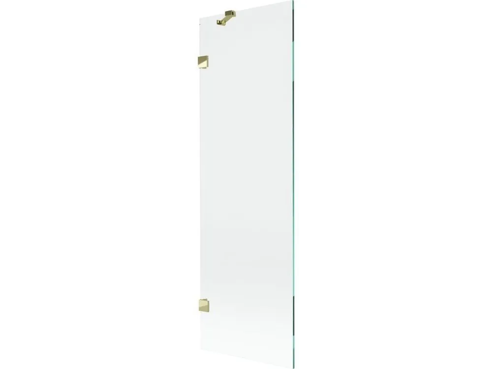MEXEN/S - Lunar vanová zástěna FIX 60 x 150, transparent, zlatá 897-060-000-50-00 Kup Teď