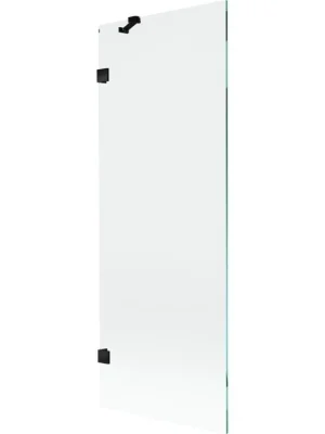MEXEN/S - Lunar vanová zástěna FIX 70 x 150, transparent, černá 897-070-000-70-00 Novinka