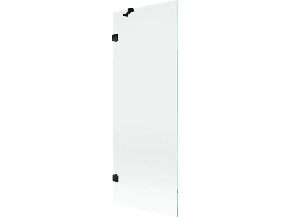 MEXEN/S - Lunar vanová zástěna FIX 70 x 150, transparent, černá 897-070-000-70-00 Novinka