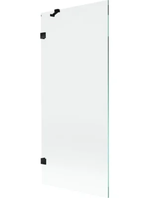Cenově Výhodný MEXEN/S - Lunar vanová zástěna FIX 80 x 150, transparent, černá 897-080-000-70-00