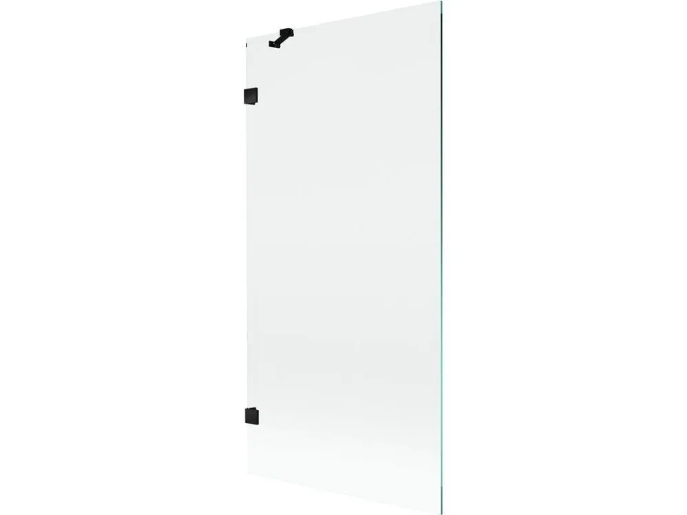 Akce MEXEN/S - Lunar vanová zástěna FIX 90 x 150, transparent, černá 897-090-000-70-00