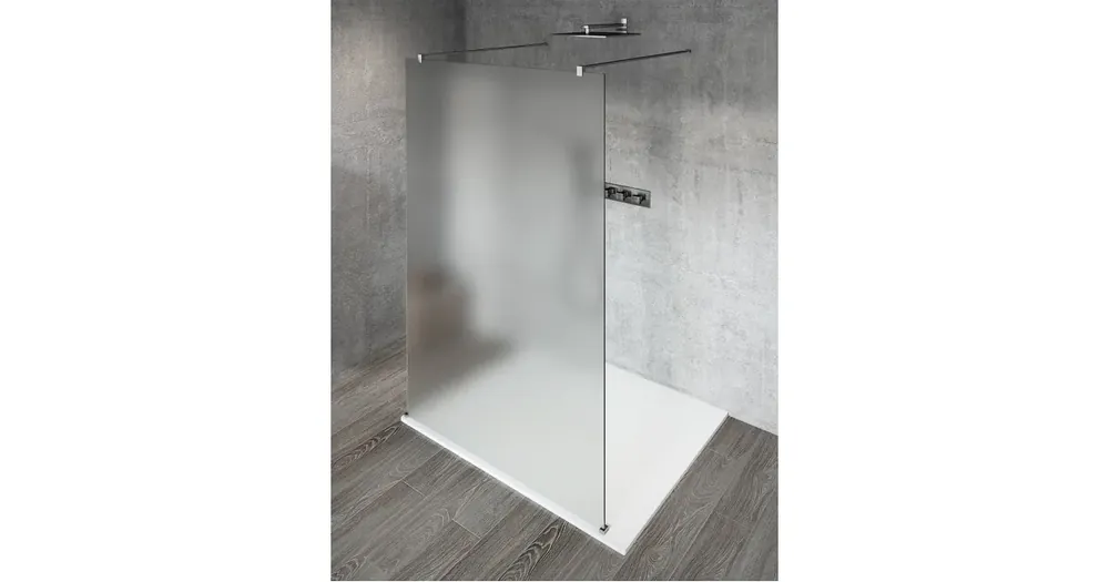 Značkový GELCO VARIO CHROME jednodílná sprchová zástěna do prostoru, matné sklo, 1400 mm