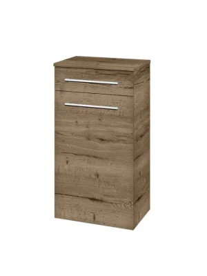 Značkový Nízká skříňka DOS SNDZ 50 - D21 Tobacco / Úchytka T03 / D21 Tobacco / Levé