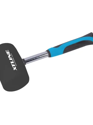 Akce XTline XT33061 palička gumová černá - kovová pogumovaná násada | 90 mm