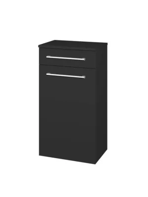 Značkový Nízká skříňka DOS SNDZ 50 - N03 Graphite / Úchytka T03 / N03 Graphite / Levé